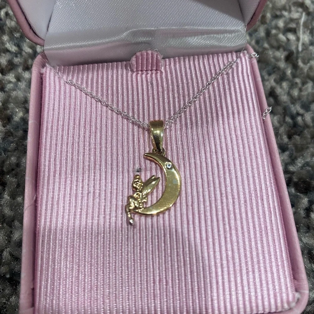 Gold Disney Fairy Necklace - Picture 2 of 3